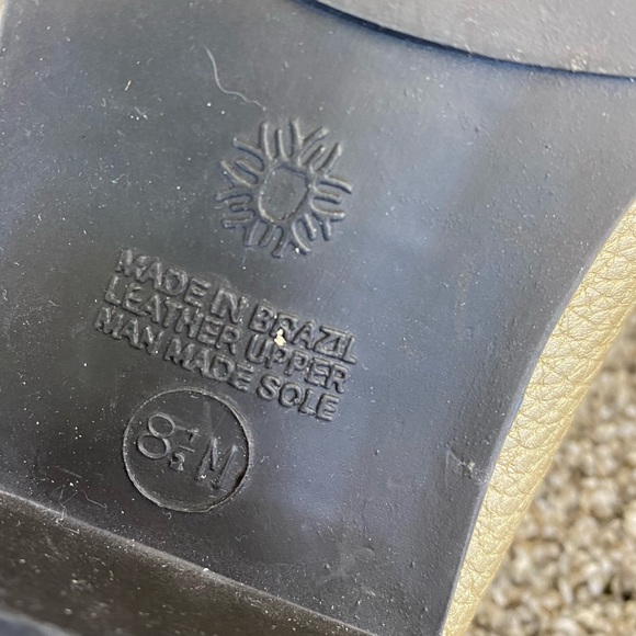 Partners Brazil Luscious Gold Leather Comfort Driver Moccasin Loafer 8.5 - Picture 8 of 10